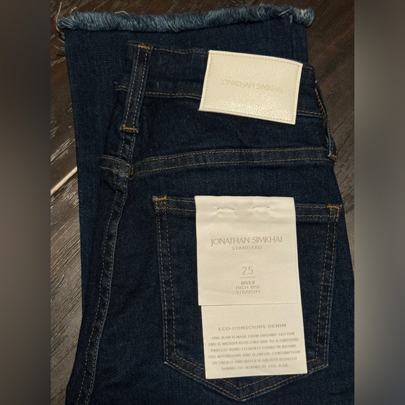 👖NWT! Jonathan Simkhai River High Rise Straight Jean - Picture 11 of 15